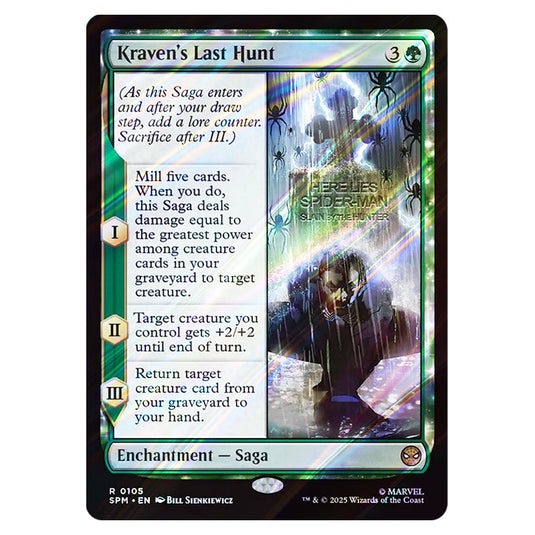 Kraven's Last Hunt 0105 card from the Magic The Gathering set Marvel's Spider-Man