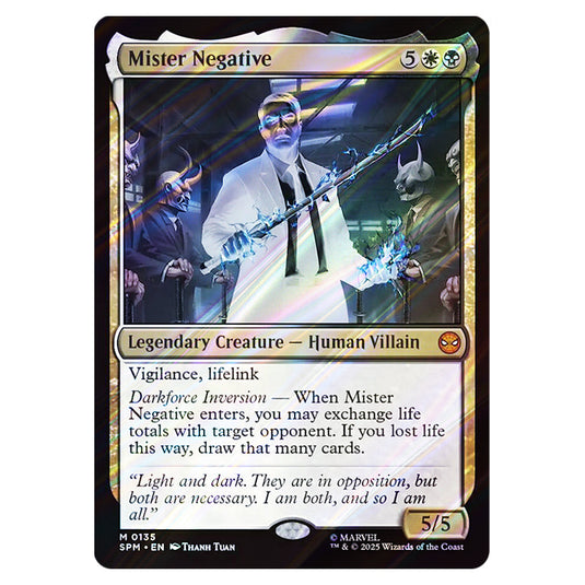 Mister Negative 0135 card from the Magic The Gathering set Marvel's Spider-Man