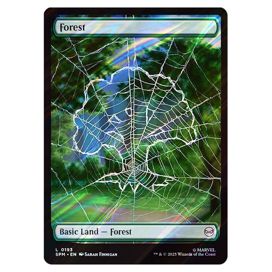 Forest 0193 card from the Magic The Gathering set Marvel's Spider-Man