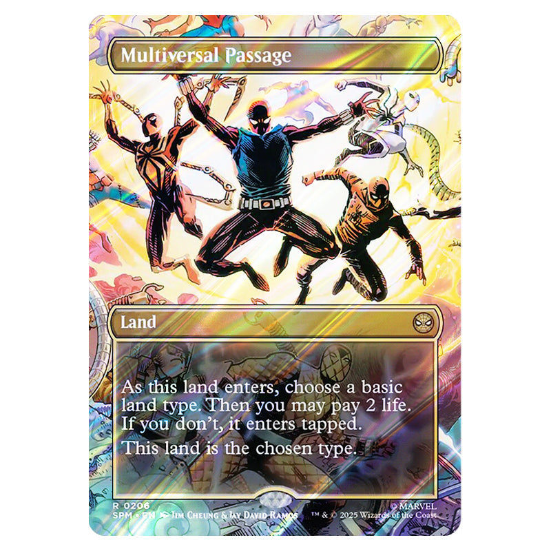 Magic The Gathering - Marvel's Spider-Man - Multiversal Passage (Borde Magic The Gathering - Marvel's Spider-Man - Multiversal Passage (Borde