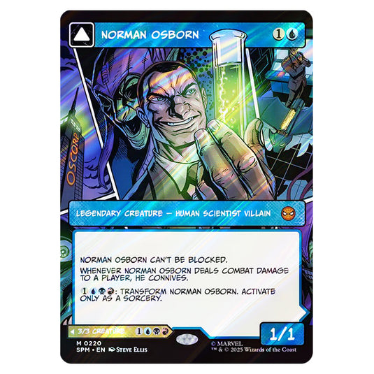 Norman Osborn // Green Goblin 0220 card from the Magic The Gathering set Marvel's Spider-Man