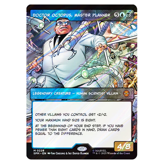 Doctor Octopus, Master Planner 0228 card from the Magic The Gathering set Marvel's Spider-Man