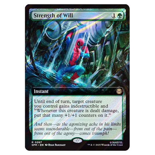 Strength of Will 0267 card from the Magic The Gathering set Marvel's Spider-Man