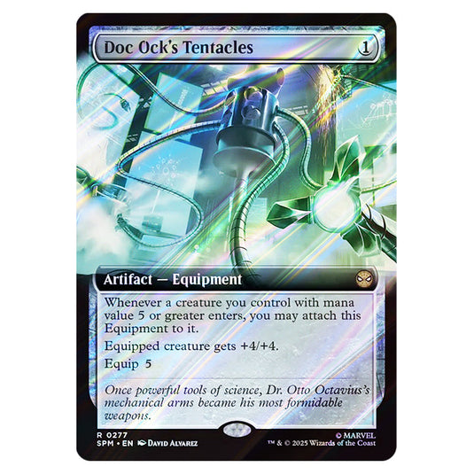 Doc Ock's Tentacles 0277 card from the Magic The Gathering set Marvel's Spider-Man