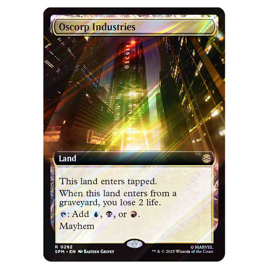 Oscorp Industries 0282 card from the Magic The Gathering set Marvel's Spider-Man