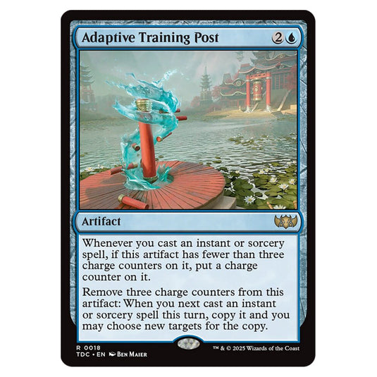 Adaptive Training Post 0018 card from the Magic The Gathering set Tarkir: Dragonstorm Commander