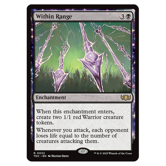 Within Range 0032 card from the Magic The Gathering set Tarkir: Dragonstorm Commander