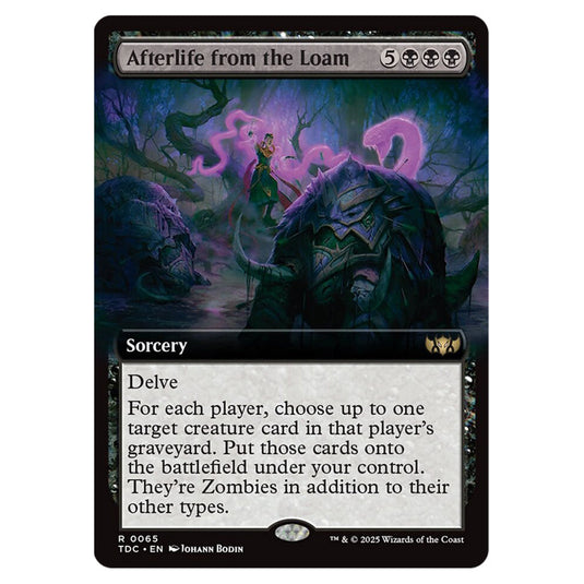 Afterlife from the Loam 0065 card from the Magic The Gathering set Tarkir: Dragonstorm Commander