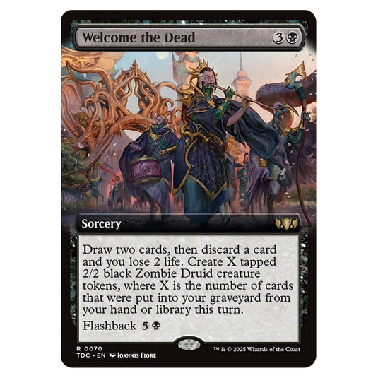 Welcome the Dead 0070 card from the Magic The Gathering set Tarkir: Dragonstorm Commander