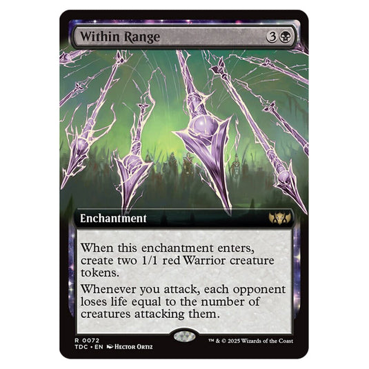 Within Range 0072 card from the Magic The Gathering set Tarkir: Dragonstorm Commander