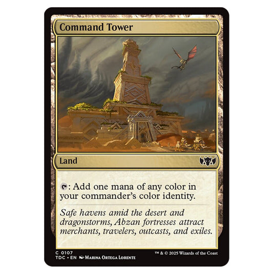Command Tower 0107 card from the Magic The Gathering set Tarkir: Dragonstorm Commander
