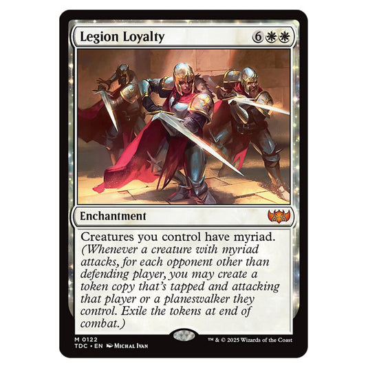 Legion Loyalty 0122 card from the Magic The Gathering set Tarkir: Dragonstorm Commander