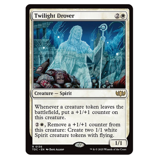Twilight Drover 0136 card from the Magic The Gathering set Tarkir: Dragonstorm Commander