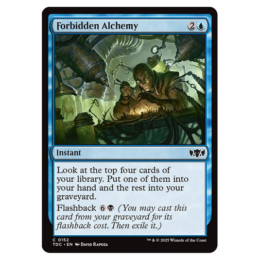 Forbidden Alchemy 0152 card from the Magic The Gathering set Tarkir: Dragonstorm Commander