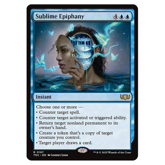 Sublime Epiphany 0167 card from the Magic The Gathering set Tarkir: Dragonstorm Commander