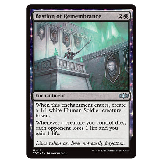 Bastion of Remembrance 0171 card from the Magic The Gathering set Tarkir: Dragonstorm Commander