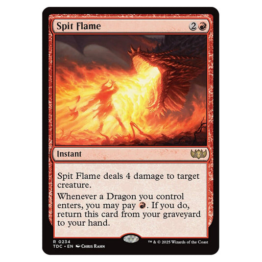 Spit Flame 0234 card from the Magic The Gathering set Tarkir: Dragonstorm Commander