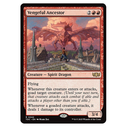 Vengeful Ancestor 0242 card from the Magic The Gathering set Tarkir: Dragonstorm Commander