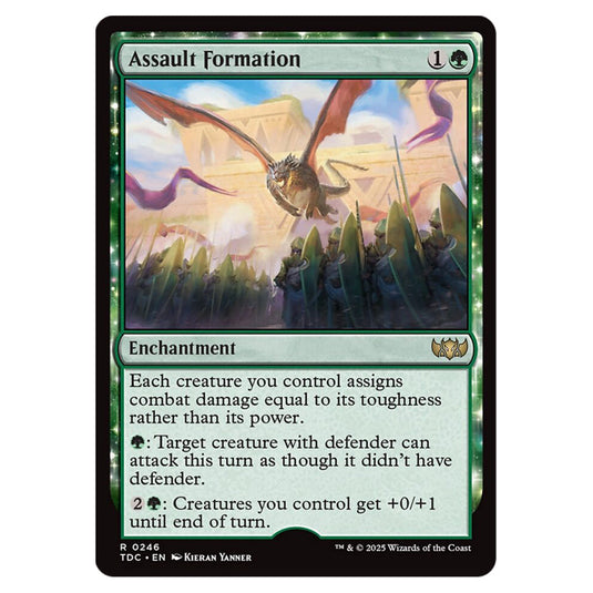 Assault Formation 0246 card from the Magic The Gathering set Tarkir: Dragonstorm Commander