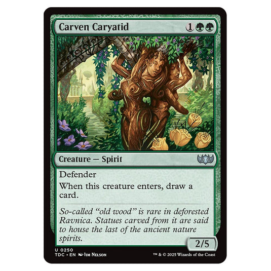 Carven Caryatid 0250 card from the Magic The Gathering set Tarkir: Dragonstorm Commander
