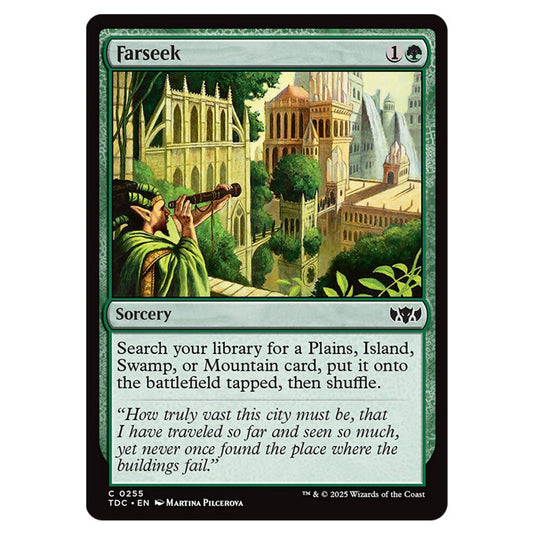 Farseek 0255 card from the Magic The Gathering set Tarkir: Dragonstorm Commander