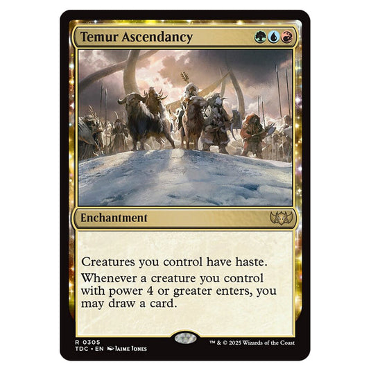 Temur Ascendancy 0305 card from the Magic The Gathering set Tarkir: Dragonstorm Commander