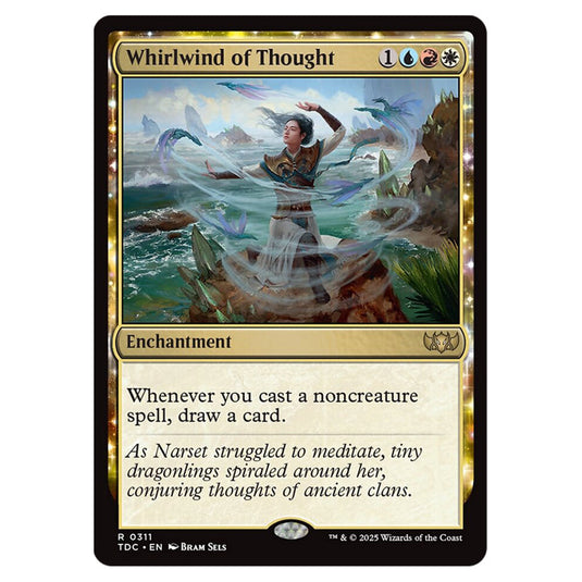 Whirlwind of Thought 0311 card from the Magic The Gathering set Tarkir: Dragonstorm Commander