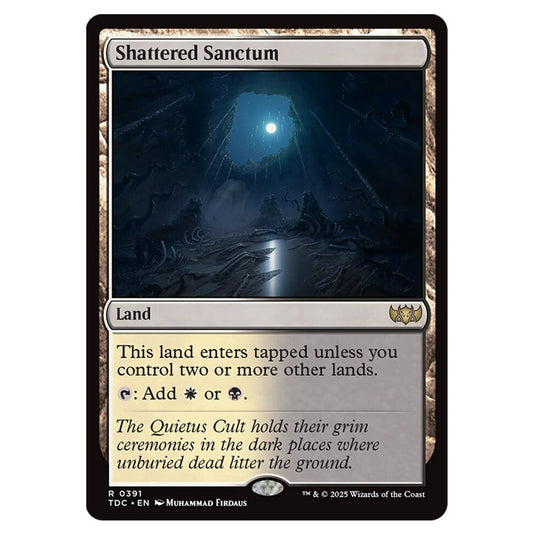 Shattered Sanctum 0391 card from the Magic The Gathering set Tarkir: Dragonstorm Commander