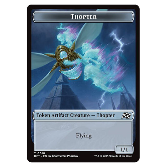 Magic The Gathering - Aetherdrift Tokens - Thopter - 0010