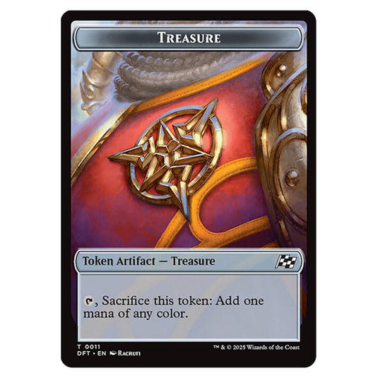 Magic The Gathering - Aetherdrift Tokens - Treasure - 0011