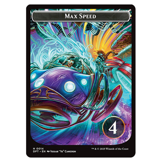 Magic The Gathering - Aetherdrift Tokens - Start Your Engines! // Max Speed - 0014
