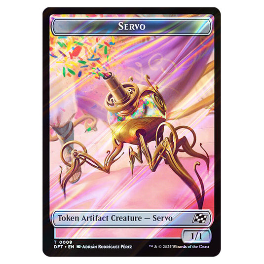 Servo 0008 card from the Magic The Gathering set Aetherdrift Tokens