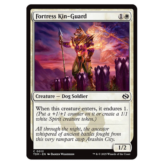Fortress Kin-Guard 0012 card from the Magic The Gathering set Tarkir: Dragonstorm