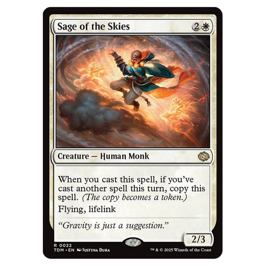 Sage of the Skies 0022 card from the Magic The Gathering set Tarkir: Dragonstorm
