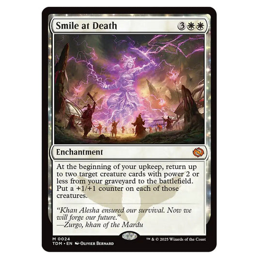 Smile at Death 0024 card from the Magic The Gathering set Tarkir: Dragonstorm