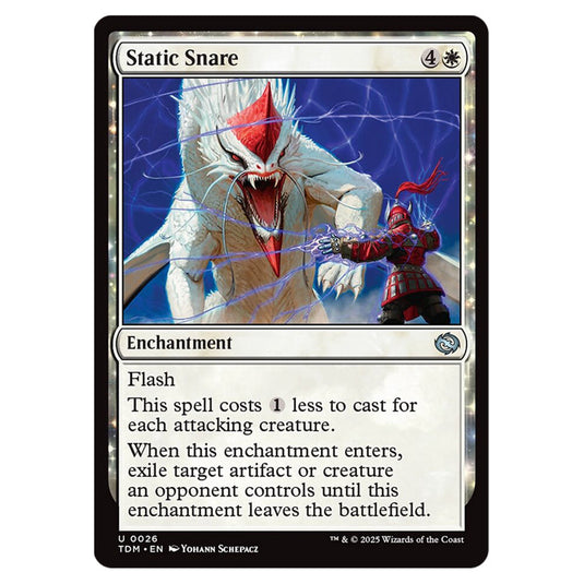 Static Snare 0026 card from the Magic The Gathering set Tarkir: Dragonstorm