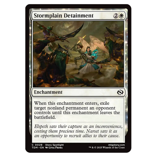 Stormplain Detainment 0028 card from the Magic The Gathering set Tarkir: Dragonstorm