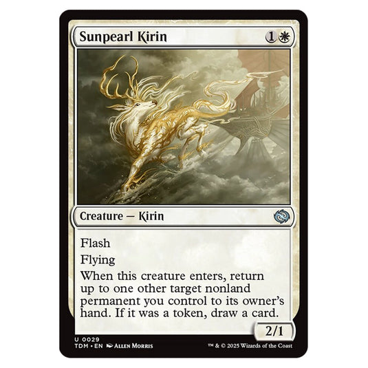 Sunpearl Kirin 0029 card from the Magic The Gathering set Tarkir: Dragonstorm
