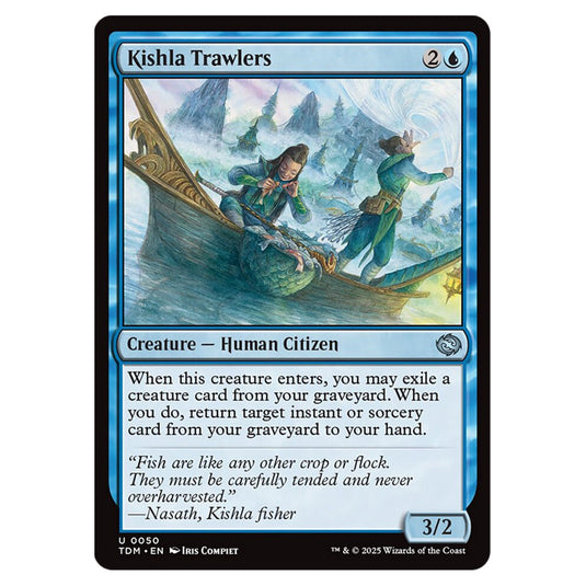 Kishla Trawlers 0050 card from the Magic The Gathering set Tarkir: Dragonstorm