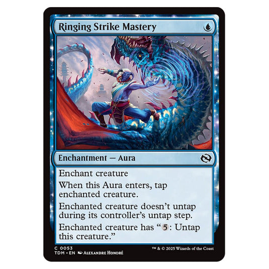 Ringing Strike Mastery 0053 card from the Magic The Gathering set Tarkir: Dragonstorm