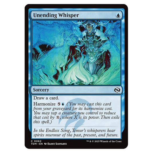 Unending Whisper 0062 card from the Magic The Gathering set Tarkir: Dragonstorm