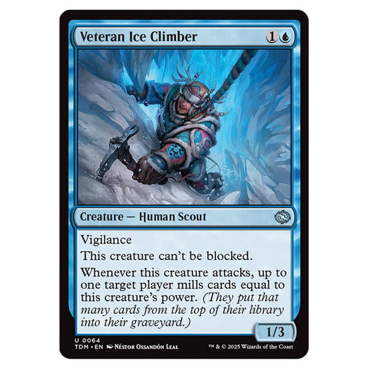Veteran Ice Climber 0064 card from the Magic The Gathering set Tarkir: Dragonstorm