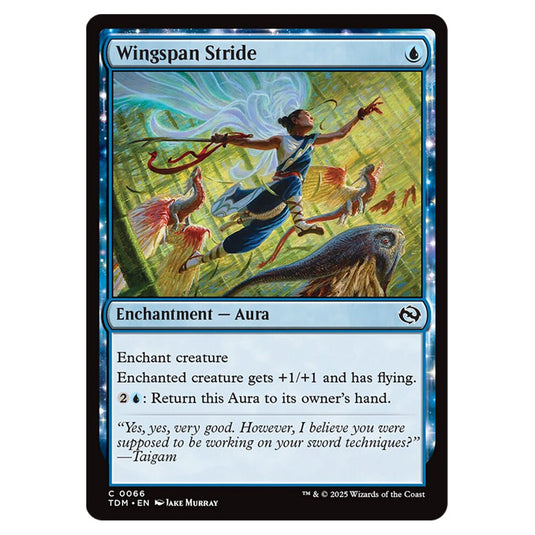 Wingspan Stride 0066 card from the Magic The Gathering set Tarkir: Dragonstorm