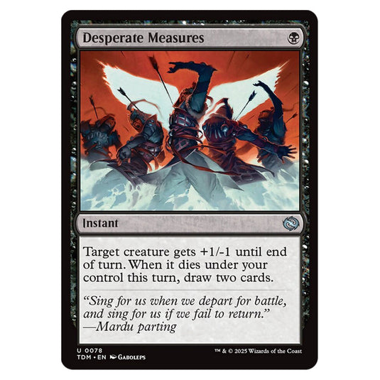 Desperate Measures 0078 card from the Magic The Gathering set Tarkir: Dragonstorm