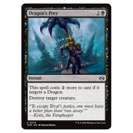Dragon's Prey 0079 card from the Magic The Gathering set Tarkir: Dragonstorm