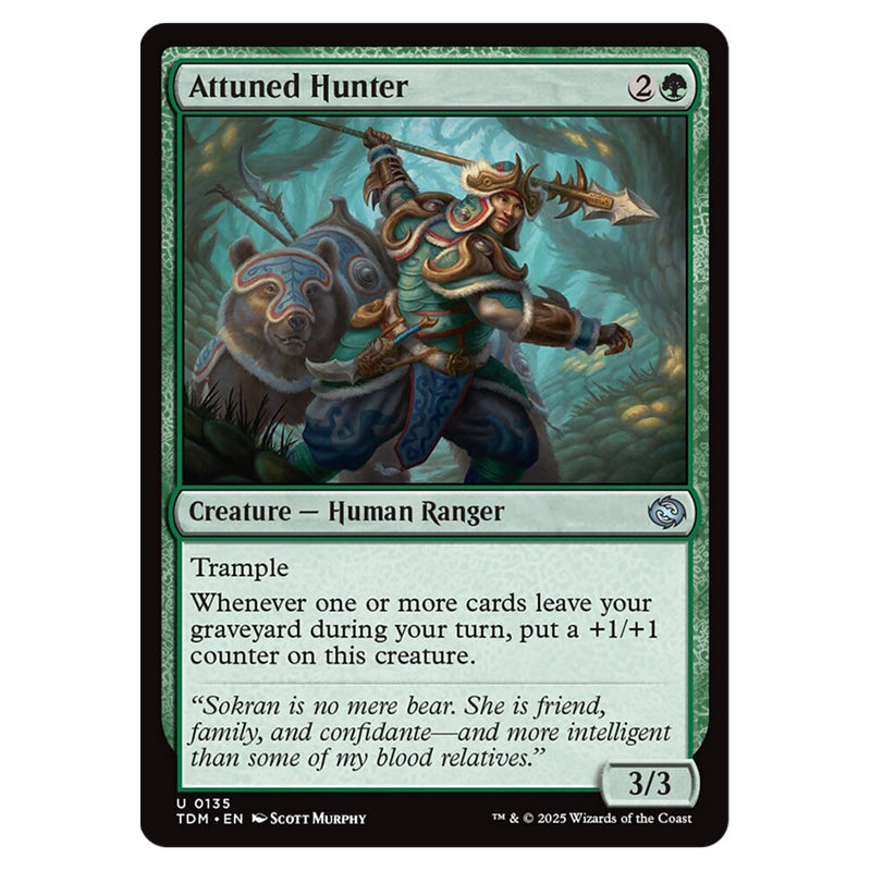 Magic The Gathering - Tarkir: Dragonstorm - Attuned Hunter