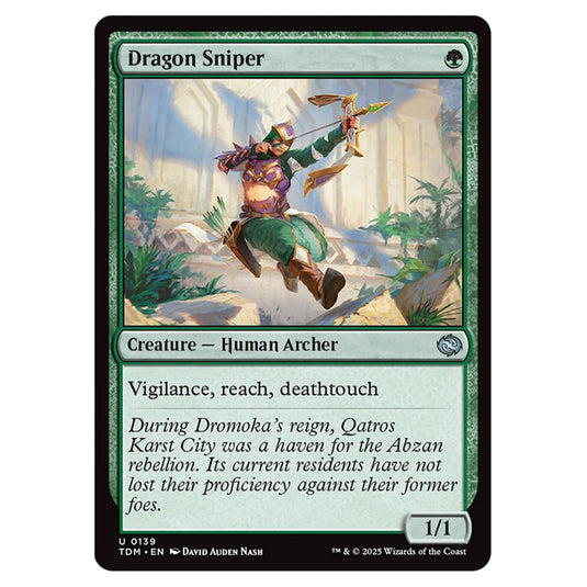Dragon Sniper 0139 card from the Magic The Gathering set Tarkir: Dragonstorm