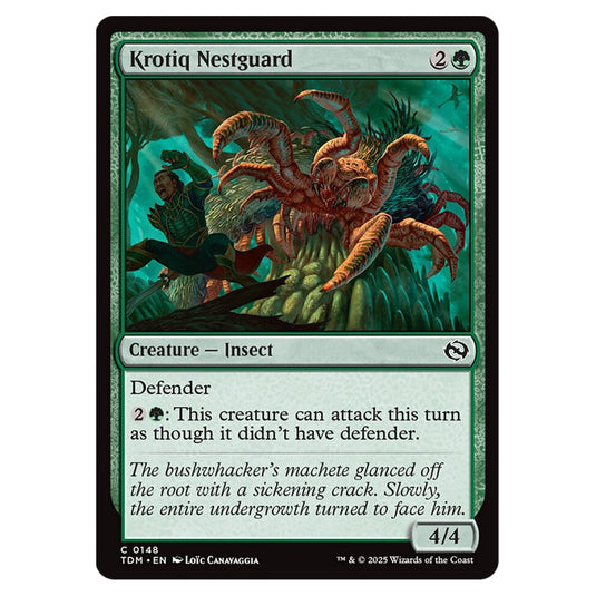 Krotiq Nestguard 0148 card from the Magic The Gathering set Tarkir: Dragonstorm