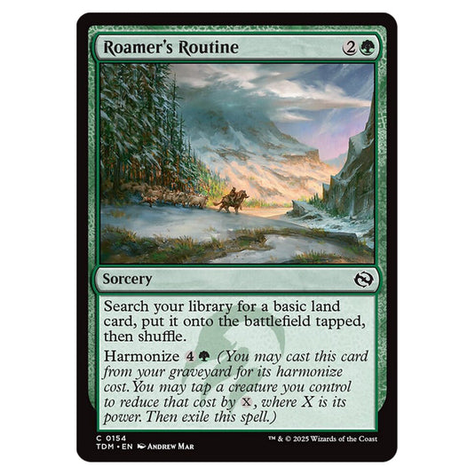 Roamer's Routine 0154 card from the Magic The Gathering set Tarkir: Dragonstorm