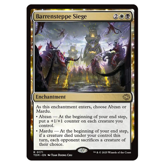 Barrensteppe Siege 0171 card from the Magic The Gathering set Tarkir: Dragonstorm